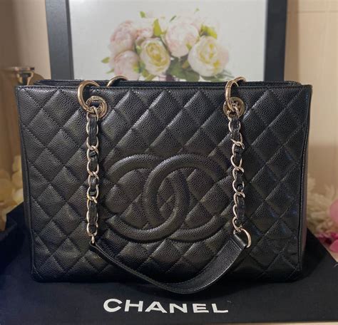 chanel gst tote replica|Chanel shopping tote price.